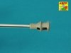 Aber 16l-29 Barrel for the Pak 40 anti-tank gun without muzzle brake / Lufa do armaty p/panc Pak 40 bez hamulca wylotowego 1/16